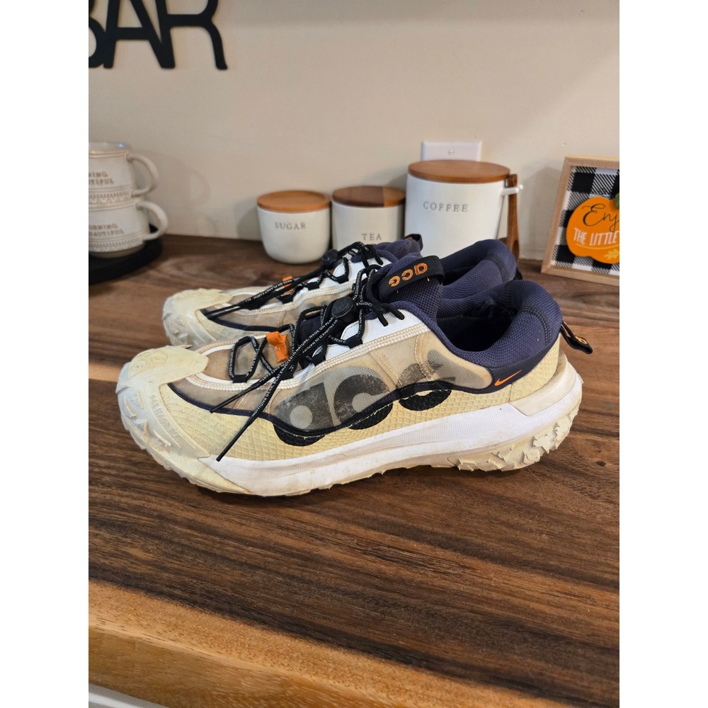 Nike ACG Mountain Fly 2 Low Light Bone Black Orange DV7903-001 Mens 12